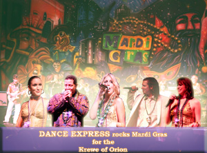 Dance Express Performs for Krewe Orion in prep for Mardi Gras