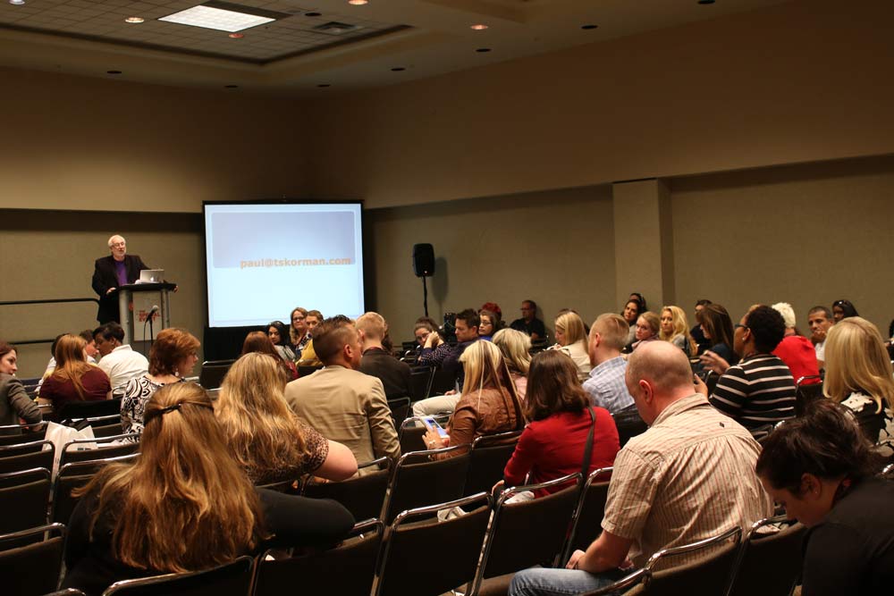 Paul's session had an audience that asked great questions.